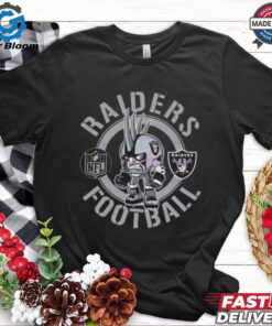 Raiders Football Nfl Rush Zone Cartoon Character Shirt