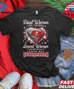 Real Women Love Football Smart Women Love The Tampa Bay Buccaneers Red Shirt