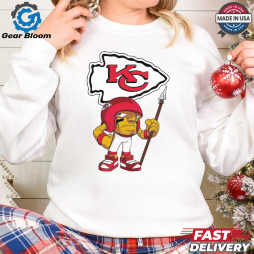 Rush Zone Kansas City Chiefs NFL Cartoon Character 2025 Shirt