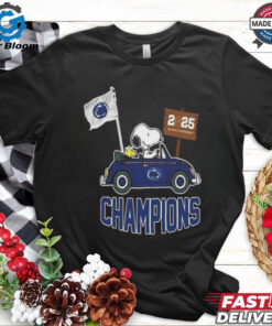 Snoopy and Woodstock Driving Car Notre Dame Fighting Irish National Bowl Champions College Football NCAA Season 2024-2025 Shirt - Fun and Playful Design Featuring Snoopy and Woodstock, Celebrate Notre Dame's National Bowl Victory, Perfect for Fighting Irish Fans and College Football Enthusiasts