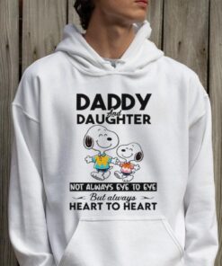 Snoopy Daddy and daughter not always eye to eye but always heart to heart Father’s Day shirt