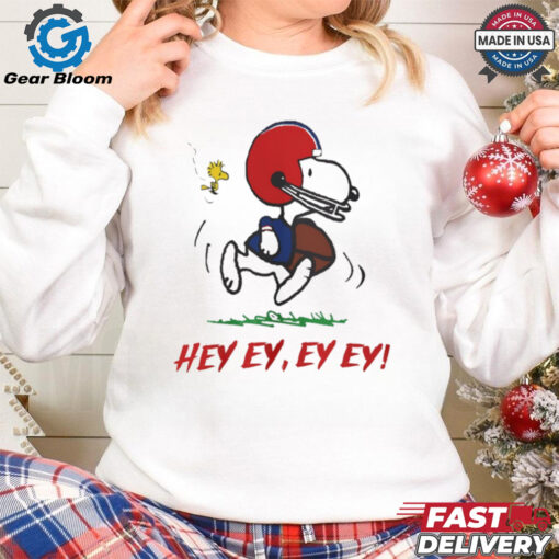 Snoopy Hey Ey Ey Ey Run Buffalo Bills shirt