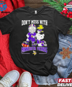 Snoopy Peanuts don’t mess with Minnesota Vikings shirt