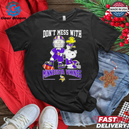 Snoopy Peanuts don’t mess with Minnesota Vikings shirt