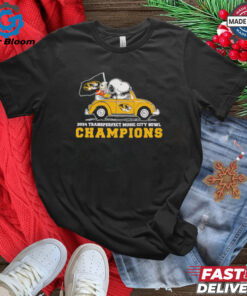 Snoopy driving car 2024 Transperfect Music City Bowl Champions Missouri Tigers shirt