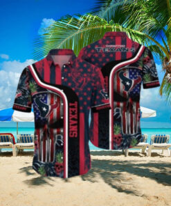 Star Spangled Houston Texans Hawaiian Shirt