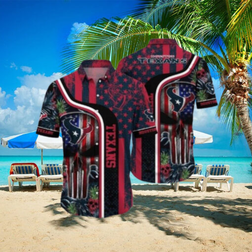 Star Spangled Houston Texans Hawaiian Shirt