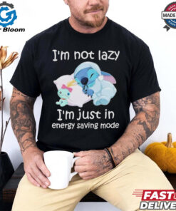 Stitch I’m Not Lazy I’m Just In Energy Saving Mode Sleeping T Shirt