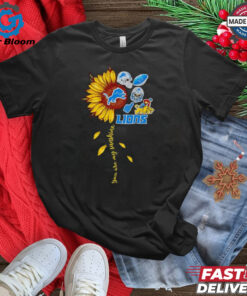 Sunflower You Are My Sunshine Detroit Lions Shirt - Cheerful and Heartwarming Design Featuring a Sunflower, Perfect for Detroit Lions Fans Who Want to Show Their Love for the Team and Spread Positivity