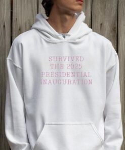 Survived the 2025 Presidential Inauguration T-Shirt - Fun and Bold Design, Perfect for Marking the Historic Event, Humorous Apparel for Those Who Lived Through the 2025 Inauguration Day