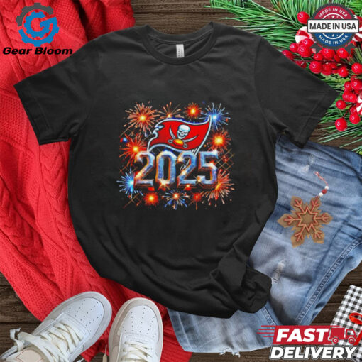 Tampa Bay Buccaneers 2025 New Year firework shirt