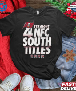 Tampa Bay Buccaneers Nike Four Straight NFC South Division Champions T shirt