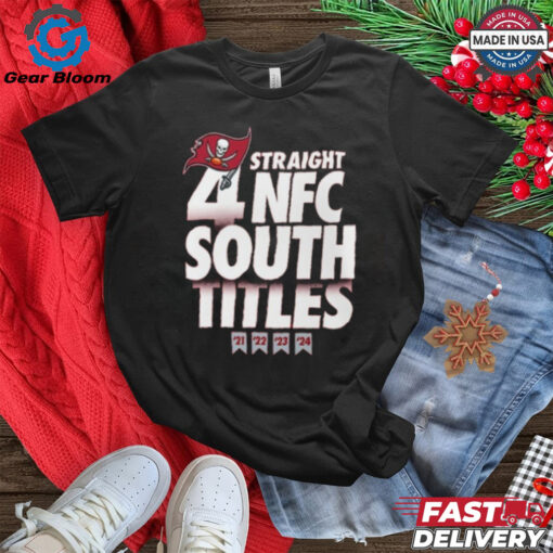 Tampa Bay Buccaneers Nike Four Straight NFC South Division Champions T shirt