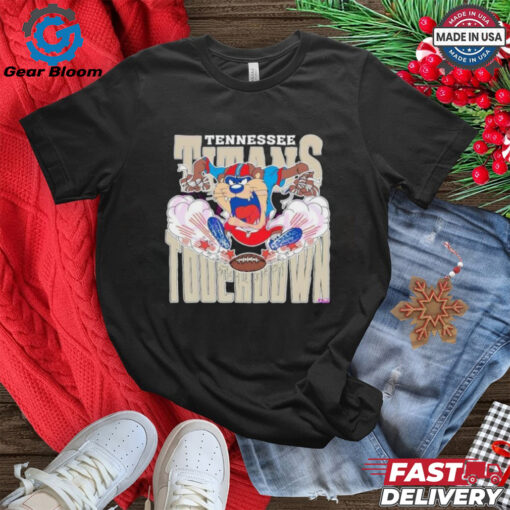 Tennessee Titans Touchdown Nfl Tasmanian Devil Shirt