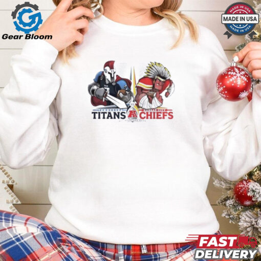 Tennessee Titans Vs Kansas City Chiefs Football AFC Wild Card Matchups NFL Playoffs Mascot Season shirt