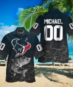 Texans Game Day Tailgate Customizable NFL Hawaiian Shirt