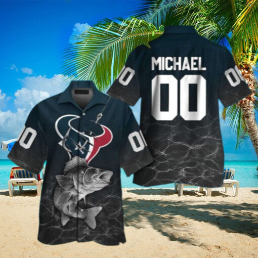 Texans Game Day Tailgate Customizable NFL Hawaiian Shirt