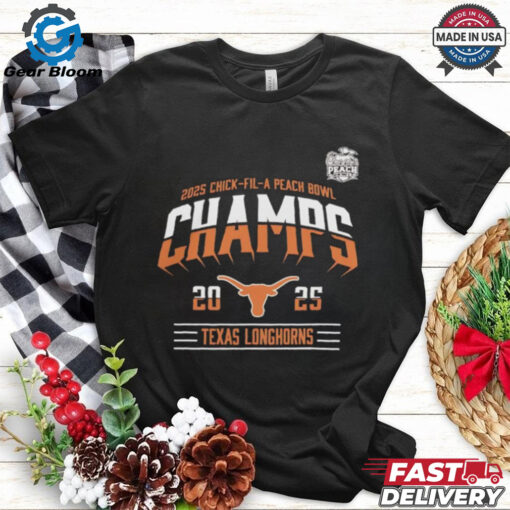 Texas Longhorns 2025 Chick fil A Peach Bowl champs shirt