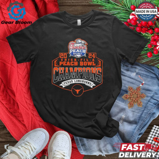 Texas Longhorns NCAA Chick Fil A Peach Bowl Game Champions 2025 shirt