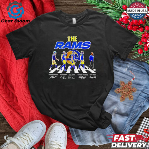 The Los Angeles Rams Abbey Road signature shirt