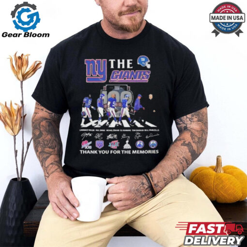 The New York Giants 100 Years Signature Thank You For The Memories shirt