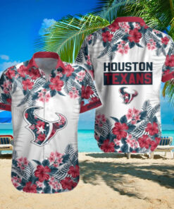 Tropical Hibicus Houston Texans Hawaiian Shirt