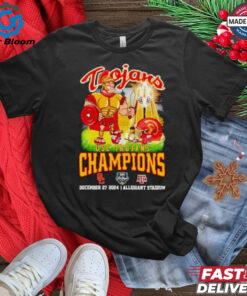 USC Trojans Champions December 27, 2024 Allegiant Stadium Mascot Fan Favorite Shirt - Celebrate the Trojans' Victory at Allegiant Stadium with Exclusive Mascot Apparel, Perfect for USC Fans and College Football Enthusiasts.