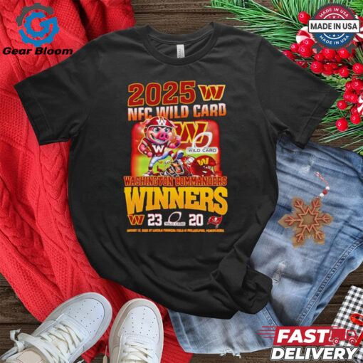 Washington Commanders 2025 Nfc Wild Card Winners Beat Tampa Bay shirt