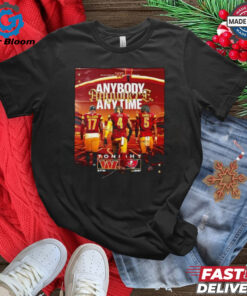 Washington Commanders 2025 Wild Card Gameday anybody anytime anywhere shirt