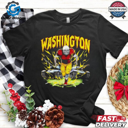 Washington Commanders Skeleton Football Player shirt