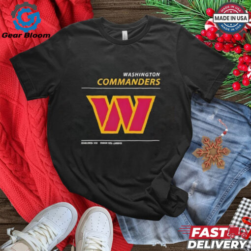 Washington Commanders Stadium Site Landover Est 1932 shirt