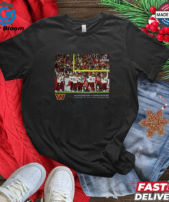 Washington Commanders Zane Gonzalez NFL Flash Features Wild Card T-Shirt - Celebrate Zane Gonzalez's Key Role in the Commanders' Wild Card Playoff Victory, Bold Design for Washington Fans, Perfect for Supporting Gonzalez and the Team in the Playoffs