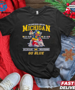 We own Bama and OSU Michigan Wolverines go Blue mascot Best Selling shirt