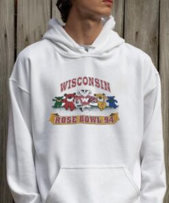 Wisconsin Badgers Football Rose Bowl '94 Style Grateful Dead Vintage Shirt - Retro-Inspired Design, Celebrate the 1994 Rose Bowl with a Grateful Dead Twist, Perfect for Wisconsin Badgers Fans and Grateful Dead Enthusiasts