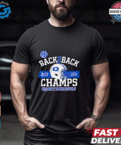 Back 2 back 2023 2024 Champs Quincy Blue Devil shirt