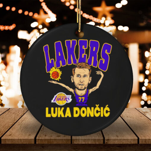 Luka Dončić Los Angeles Lakers caricature shirt