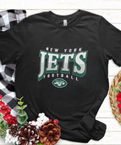 Men's Fanatics Heather Charcoal New York Jets Divided Warp Tri Blend T Shirt