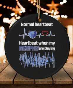 Normal Heartbeat Heartbeat When My Memphis Grizzlies Are Playing T shirts