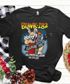 Shirt Blink 182 At Hollywood Palladium In Hollywood CA On February 13 2025 Unisex T Shirt