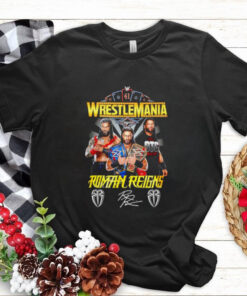 Wrestlemania Roman Reigns WWE signature shirt