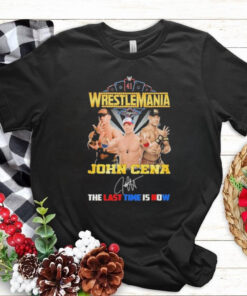 Wrestlemania WWE John Cena Signature The Last Time Is Now T Shirt