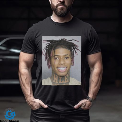 NLE Choppa Mugshot shirt GEar Bloom Printing tshirt
