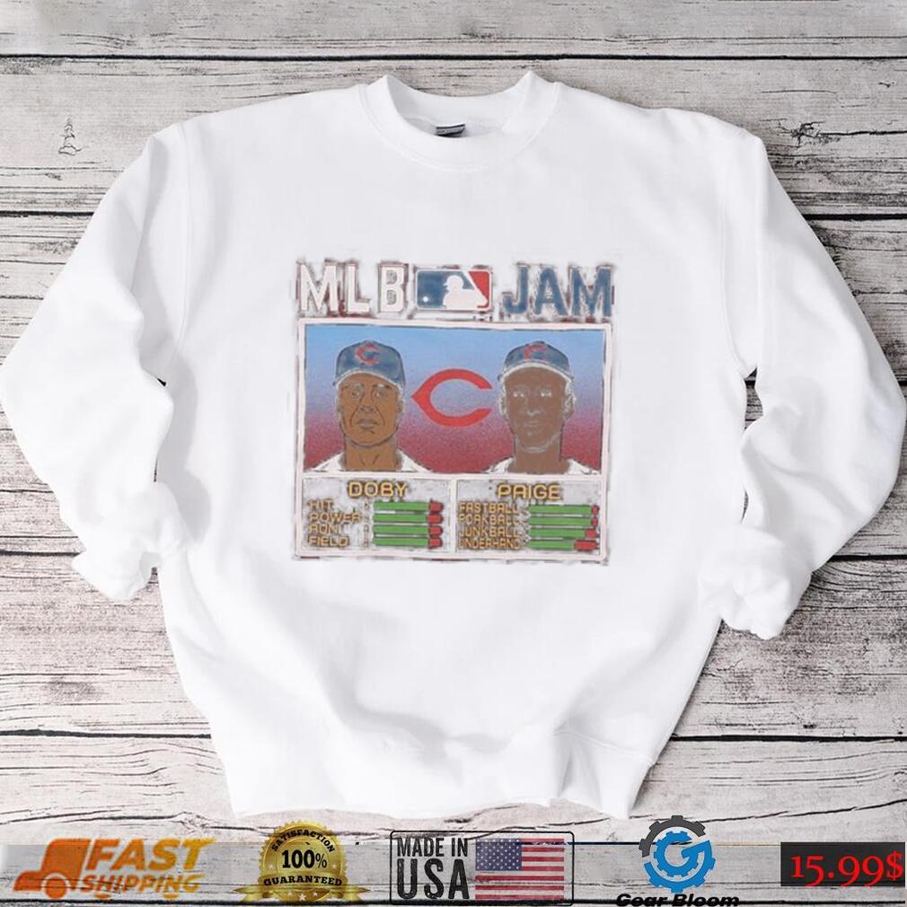 Official MLB Jam Cleveland Larry Doby And Satchel Paige Shirt