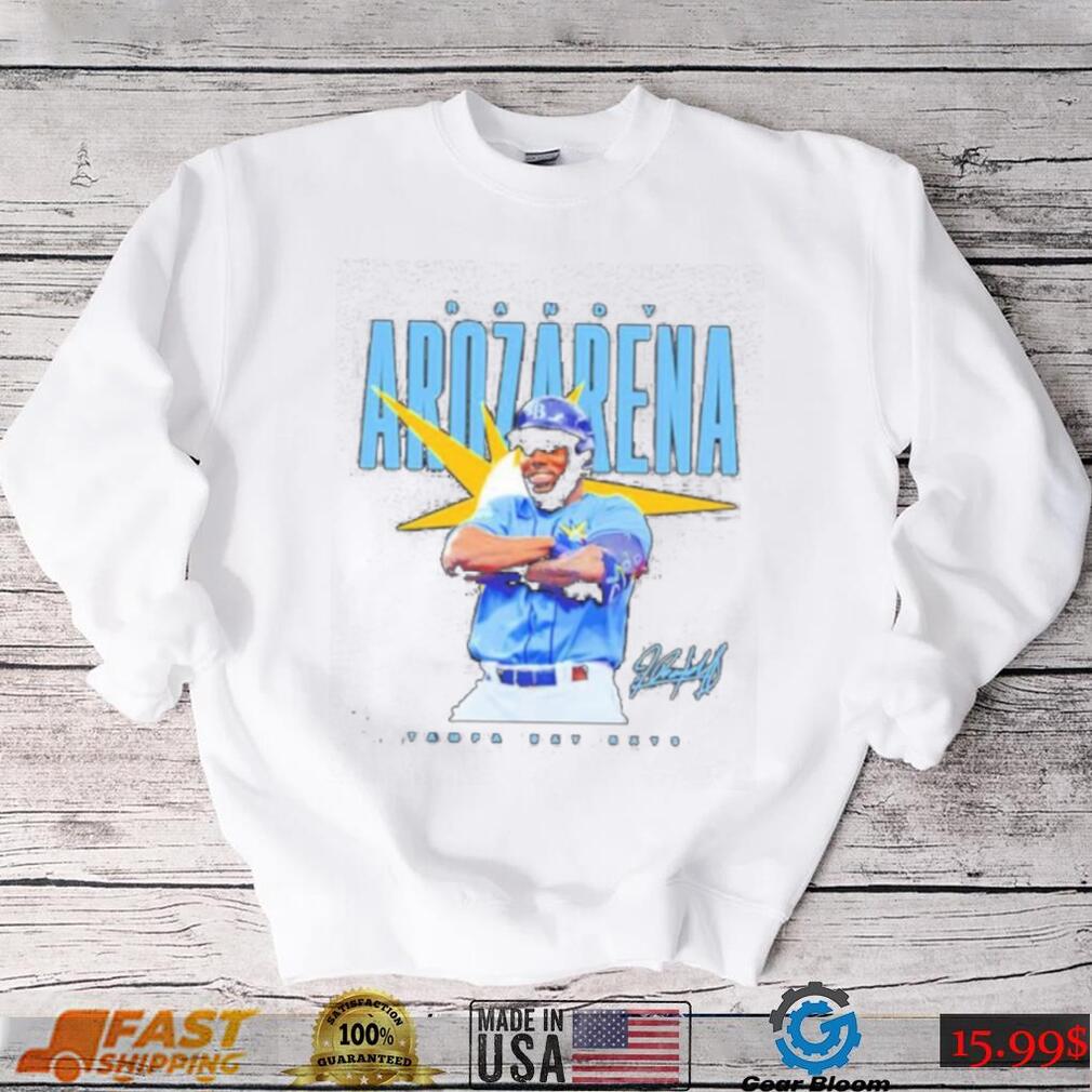 Randy Arozarena Tampa Bay Rays signature 2023 shirt