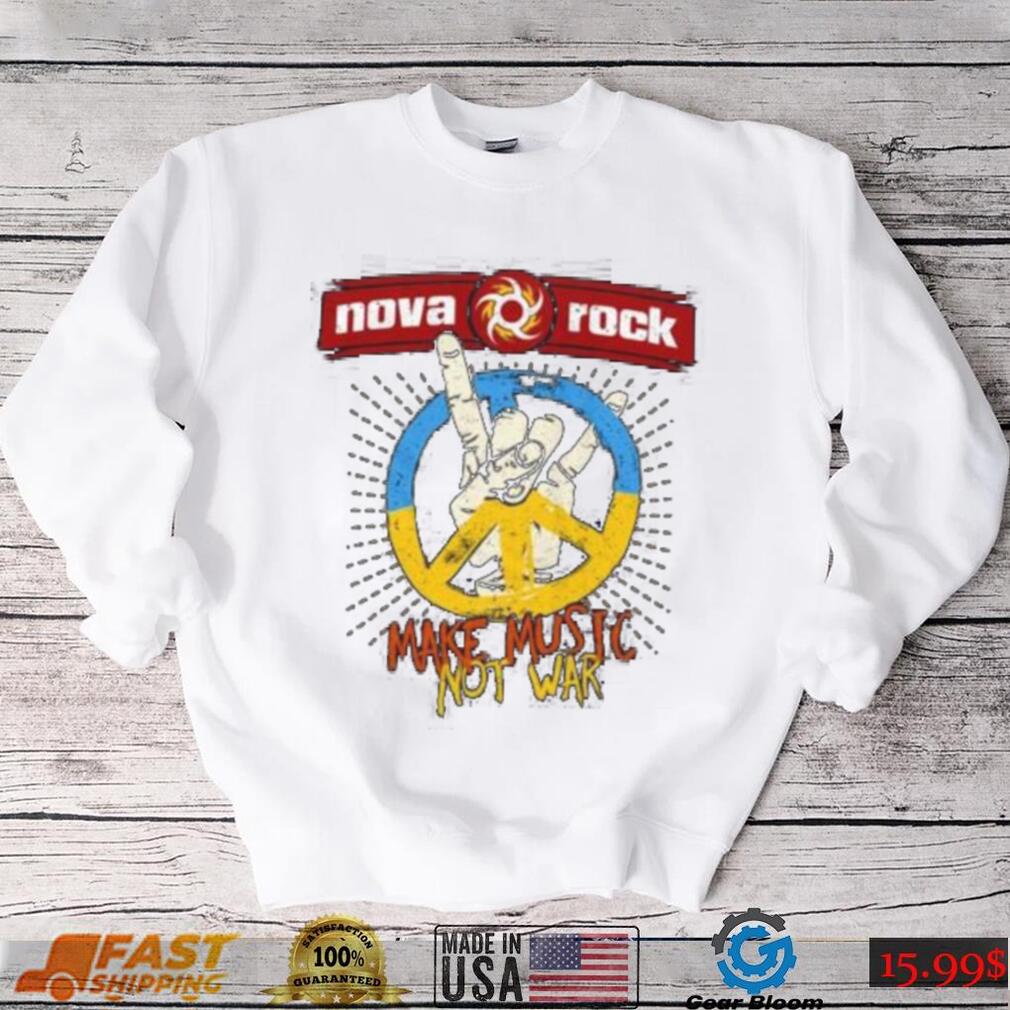 Nova Rock Make Music Not War 2023 Shirt