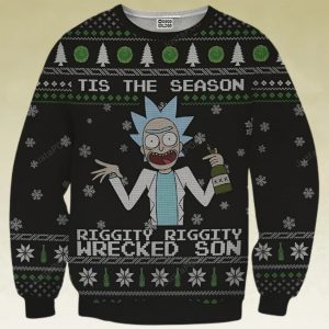 Rick And Morty Ugly Sweater  Ugly Sweater  Christmas Sweaters  Hoodie  Sweater