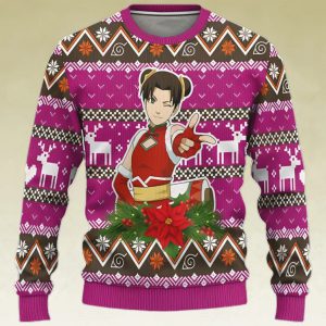 Tenten Ugly Christmas Sweater Custom Naruto Anime Xmas Gift
