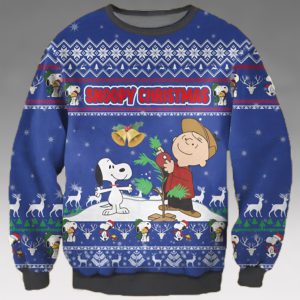 Snoopy And Charlie Brown Snoopy Ugly Christmas Sweater
