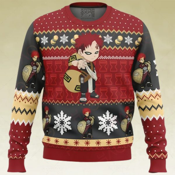 Christmas Gaara Naruto Ugly Christmas Sweater