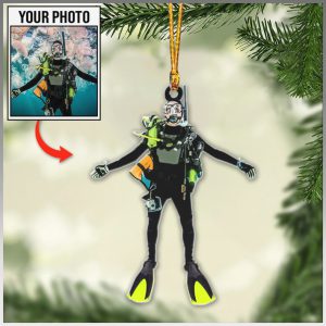 Scuba Diving Custom Photo Ornament